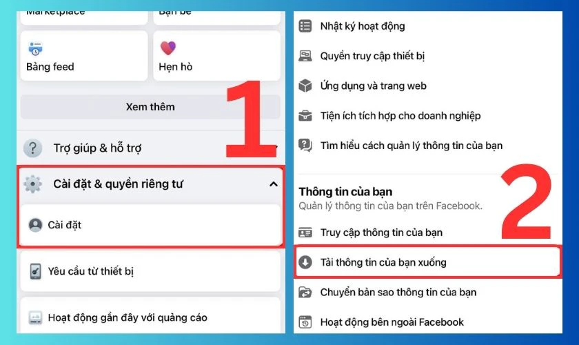 Khôi phục tin nhắn đã xóa trên Messenger