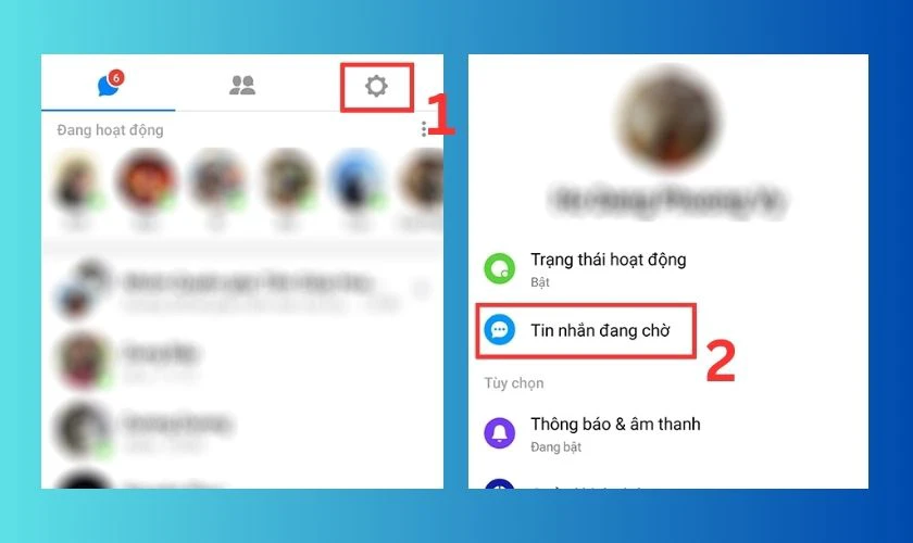 Cách xem tin nhắn chờ trên Messenger Lite trên điện thoại