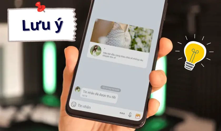 Lưu ý khi xem tin nhắn đã thu hồi trên Zalo