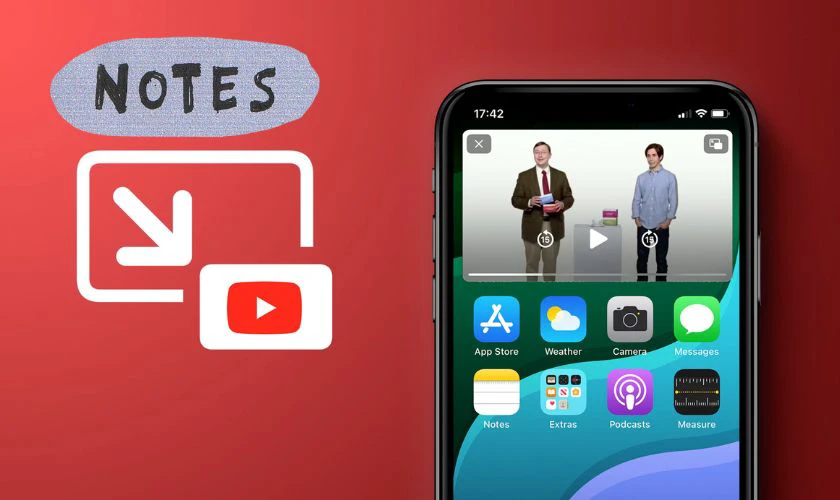 Lưu ý khi xem Youtube ngoài màn hình iOS 18.7