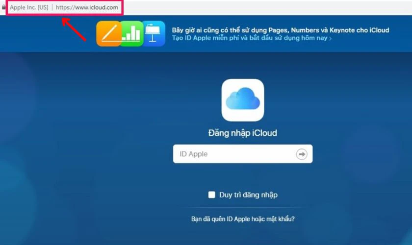 Cách xóa danh bạ trên iCloud bằng máy tính
