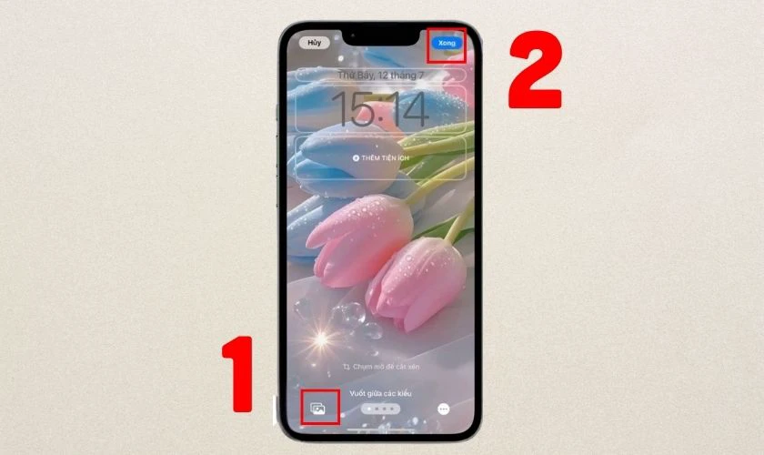 Bạn chọn biểu tượng hình ảnh ở phía dưới