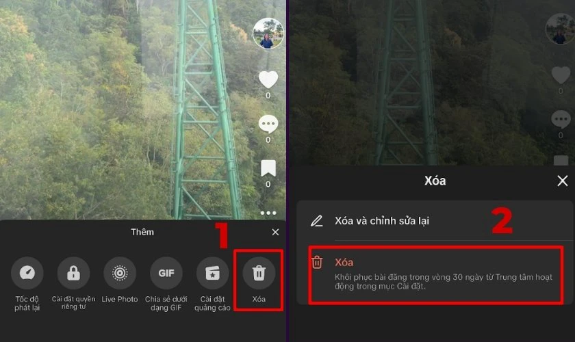 Cách xóa nhật ký trên Tiktok trong kho lưu trữ nhanh