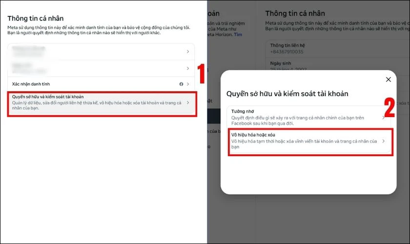 Cách xóa tài khoản Facebook vĩnh viễn trên laptop