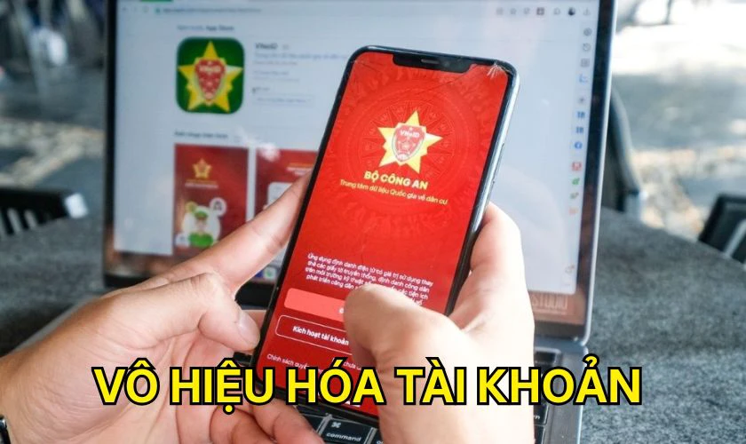 Cách xóa tài khoản VNeID khi mất số điện thoại - Vô hiệu hóa tài khoản