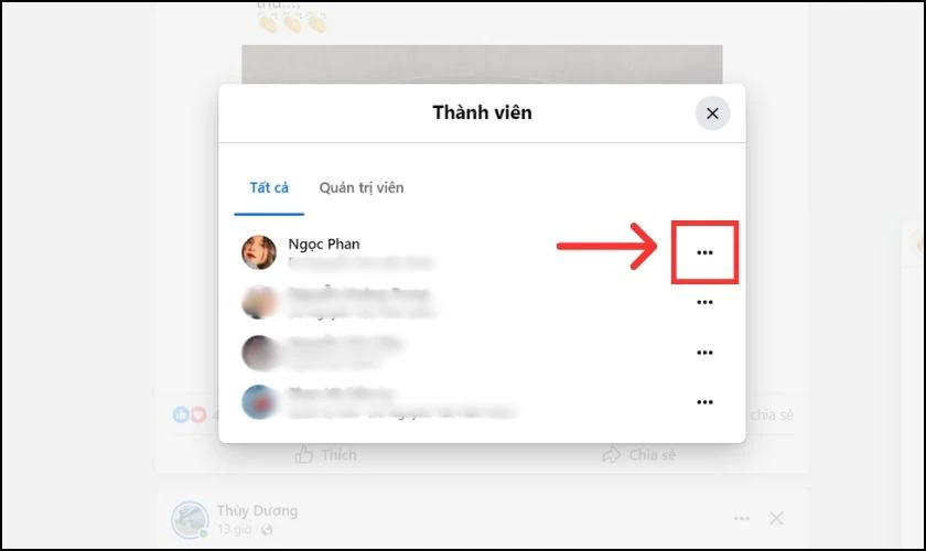 Cách xóa thành viên ra khỏi nhóm Messenger trên máy tính