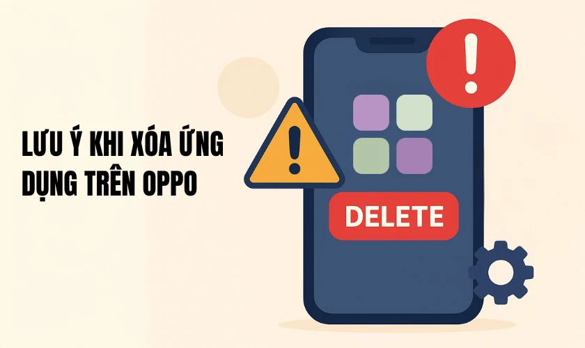 Ứng dụng mặc định không thể xóa hoàn toàn
