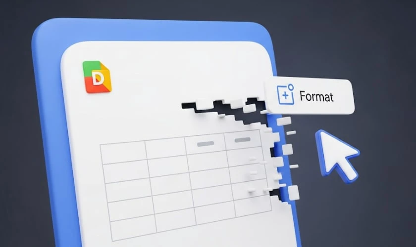Khi nào nên xóa viền bảng trong Google Docs