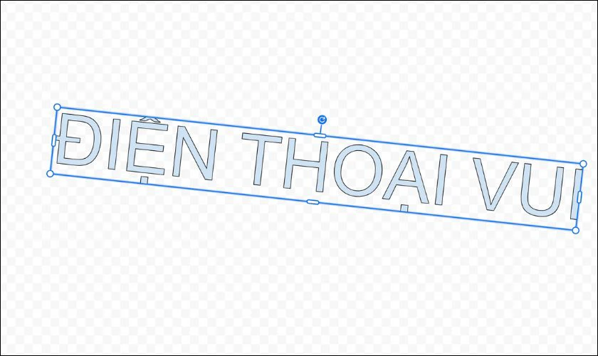 WordArt sẽ xuất hiện với kiểu dáng mặc định, bạn có thể thay đổi font, màu sắc và kích thước