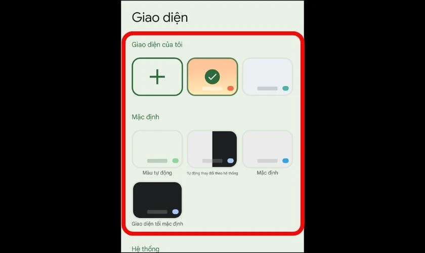 Chọn giao diện mà bạn muốn đặt cho điện thoại Xiaomi