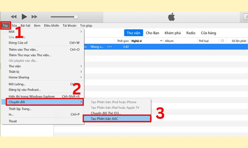 Chuẩn bị file nhạc chuông định dạng M4R