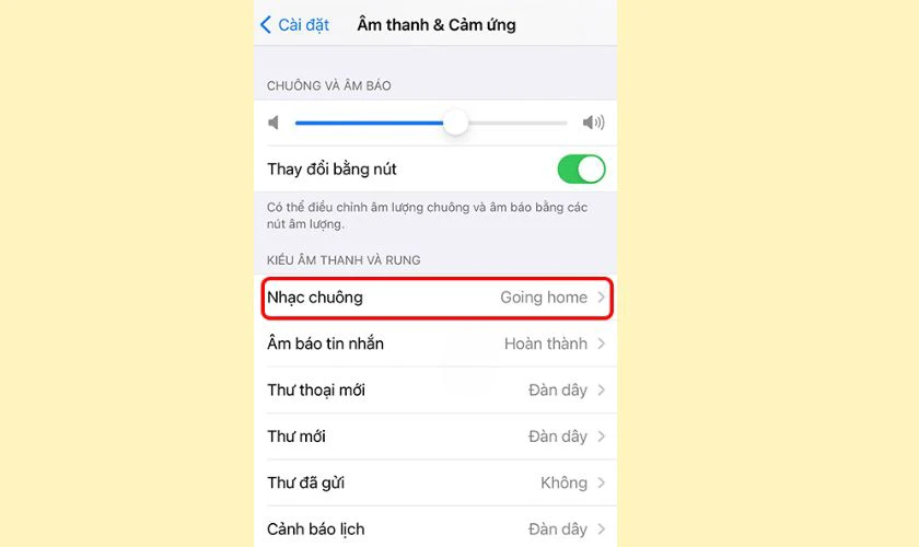 Cài đặt nhạc chuông trên iPhone 12 Pro Max