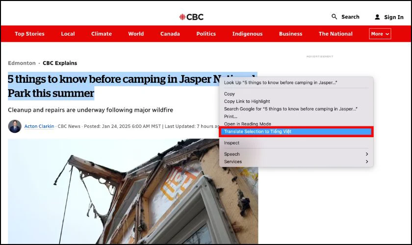 Cách sử dụng tiện ích Google Dịch trên Chrome hiệu quả
