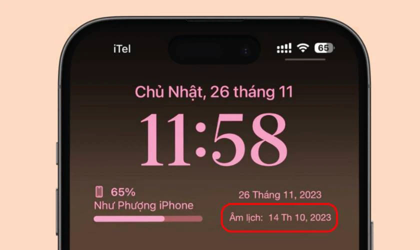 Lưu ý khi cài lịch âm cho iPhone iOS 26