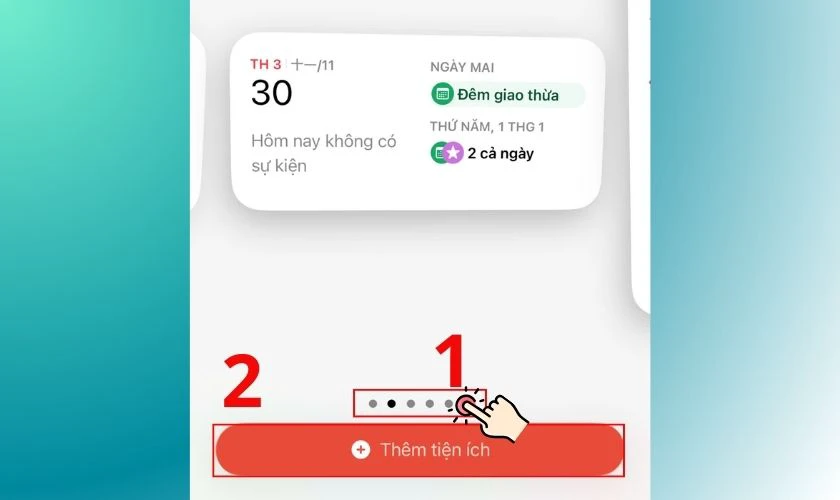 Cách thêm lịch âm ngoài màn hình khóa trên iOS 26.2