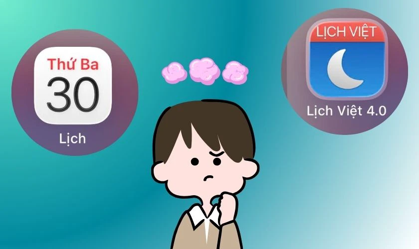 Nên cài lịch âm mặc định của iOS 26.2 hay ứng dụng thứ 3?