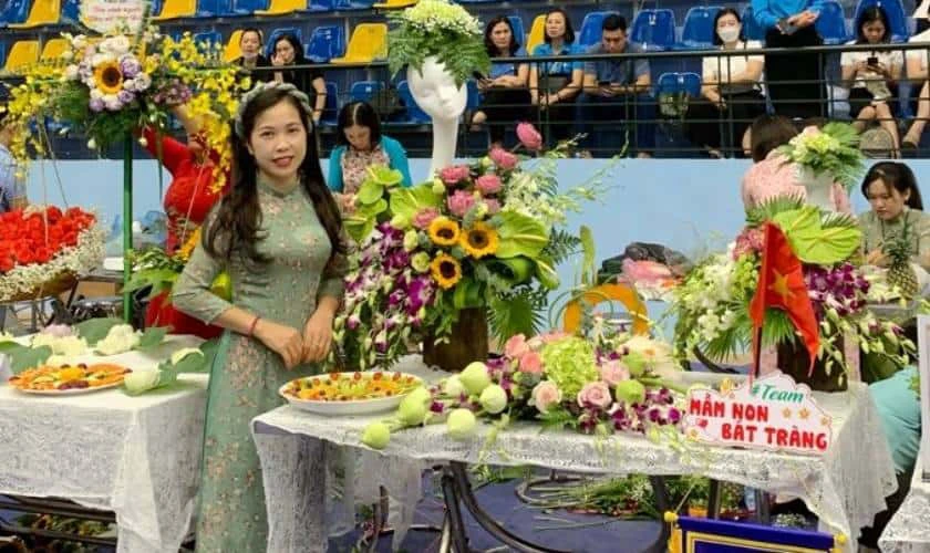 Mẫu giải nhất cắm hoa đẹp nhất