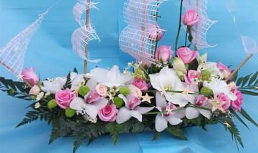 Cắm hoa 20/11 chủ đề Tri ân người lái đò đẹp nhất