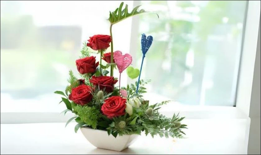 Ý tưởng cắm hoa hồng chào mừng ngày Nhà giáo Việt Nam