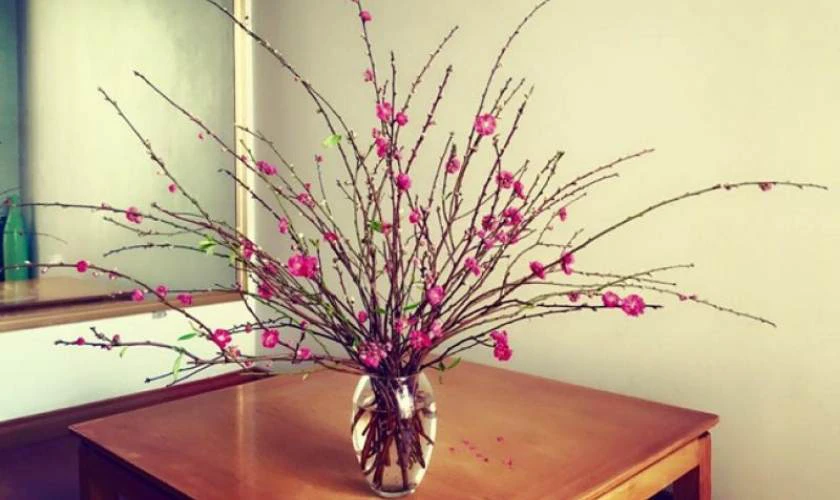 Cách Cắm Hoa Đào Bàn Thờ Thẩm Mỹ