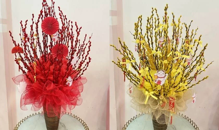 Cách Cắm Nụ Tầm Xuân Trang Nhã