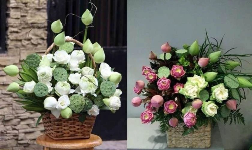 Cách Cắm Hoa Sen Để Bàn Thờ Tết