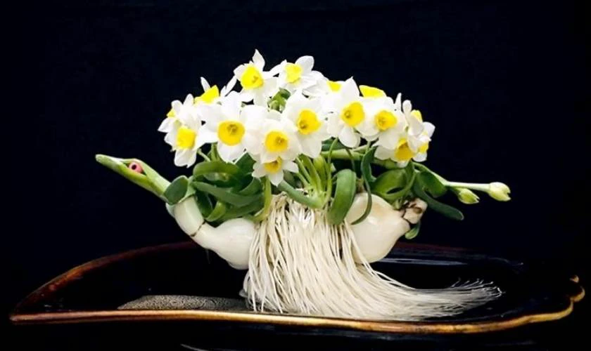 Cách Cắm Hoa Thủy Tiên Bàn Thờ Ngày Tết An Lành