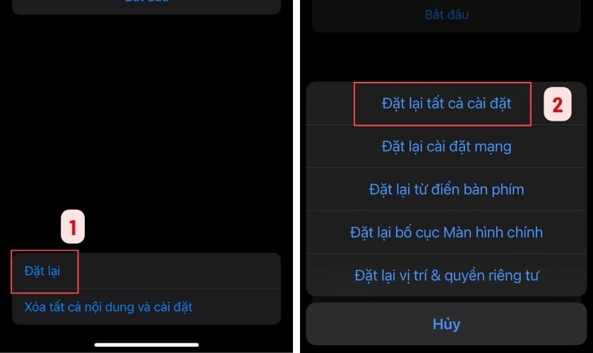 Bạn cần sao lưu dữ liệu trước khi thực hiện