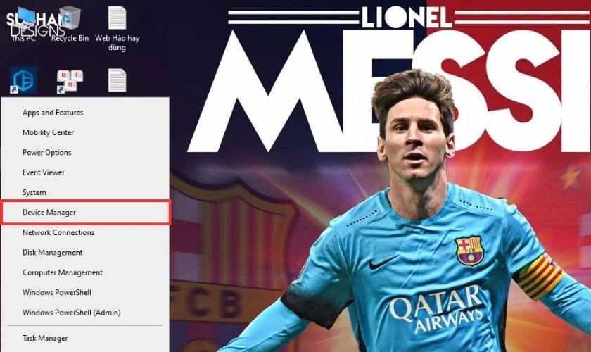 Truy cập nhanh vào Device Manager