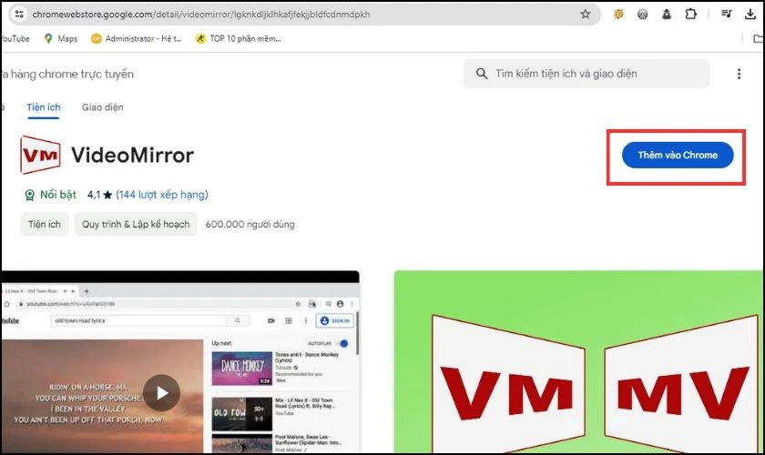 Nhấn vào Add to Chrome