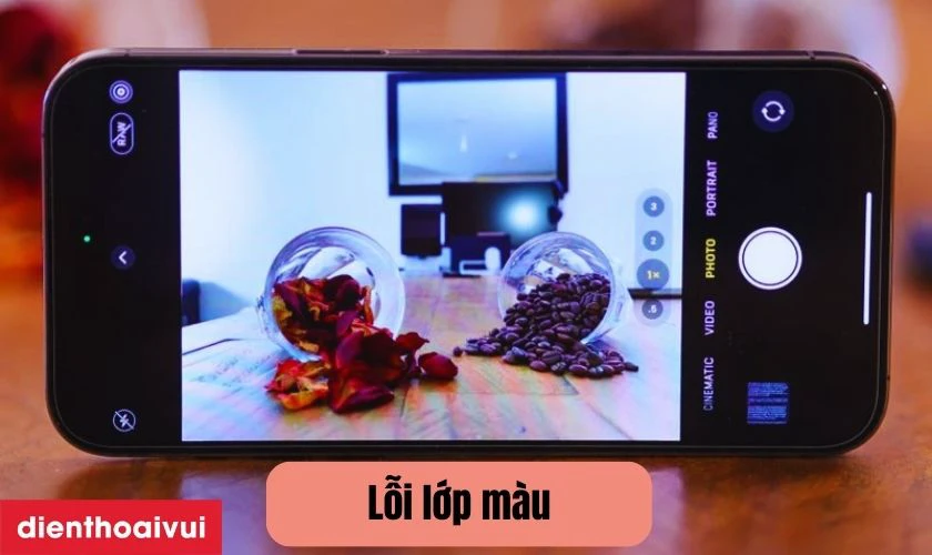 Lỗi lớp màu là biểu hiện camera bị hư