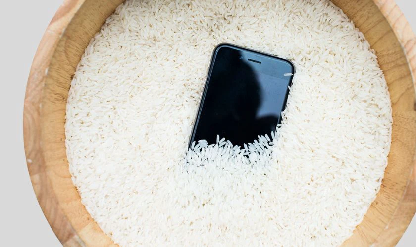 Đặt máy ở nơi khô ráo nếu nghi bị ẩm