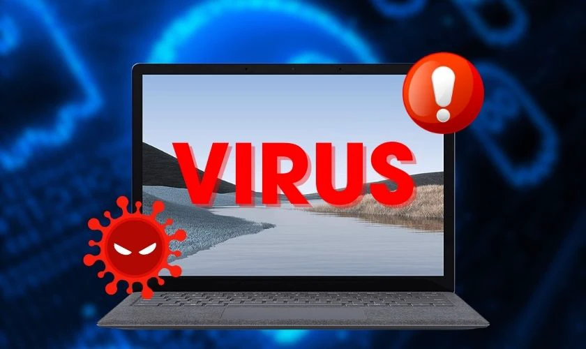 Máy tính bị nhiễm virus nên Cant connect to this network