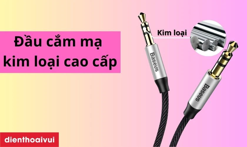 Đầu cắm mạ kim loại cao cấp