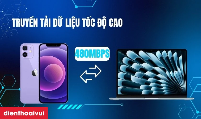 Truyền tải dữ liệu tốc độ cao 480Mbps