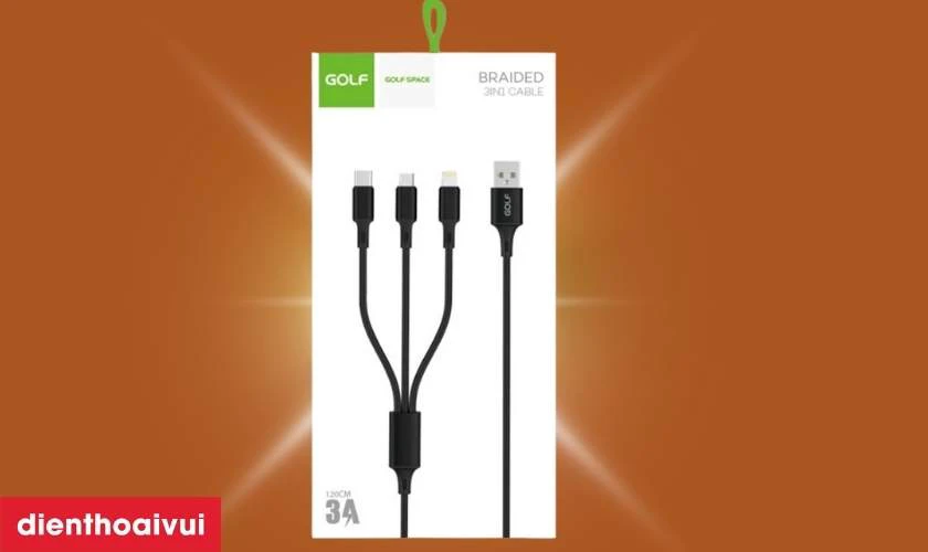 Độ dài 1.2m tiện dụng, linh hoạt