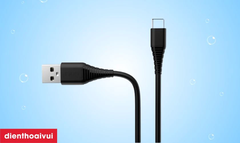 Chiều dài 1 mét, vỏ chất liệu PVC bền bỉ