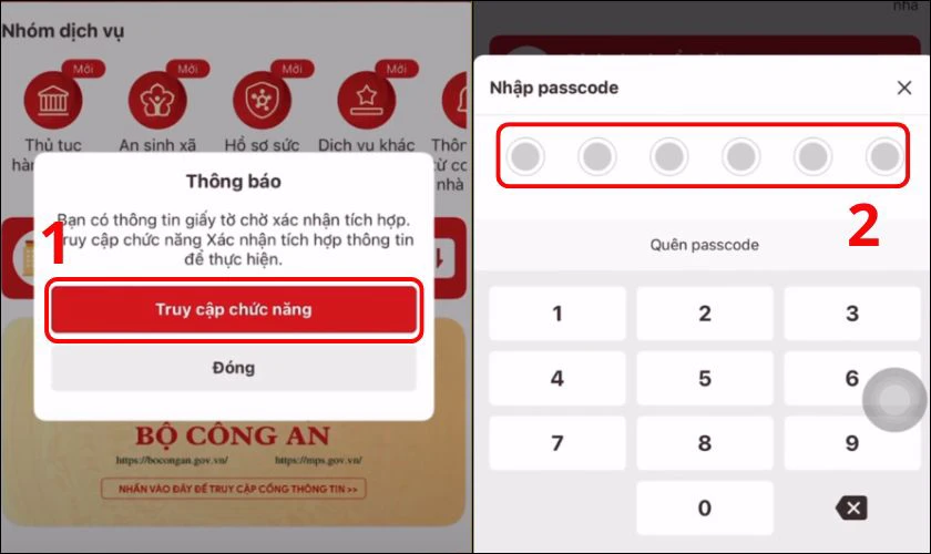 Chuyển sang mục Thông báo