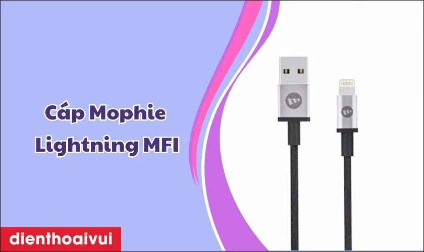 Cáp Mophie Lightning MFI 1M Cũ