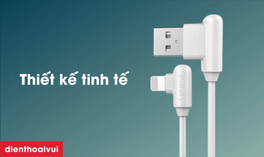 Cáp sạc Lightning 1m Pisen Powerteen