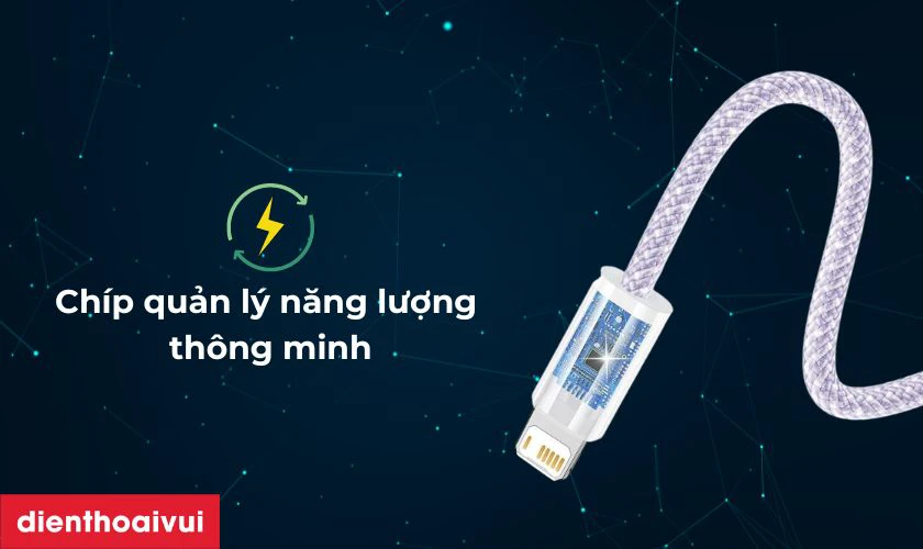 Điểm nhấn của cáp sạc Lightning Baseus Dynamic 1M