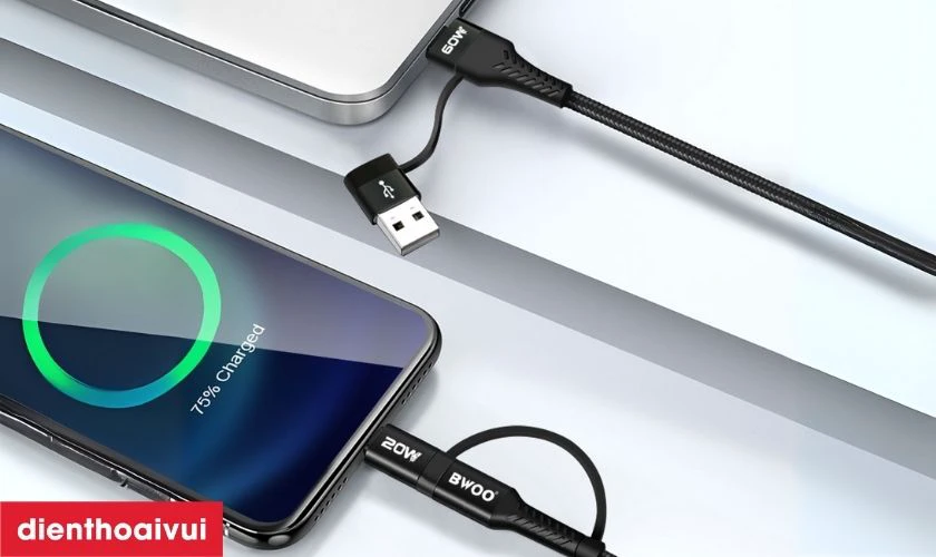 Hỗ trợ công nghệ sạc nhanh 20W - 60W