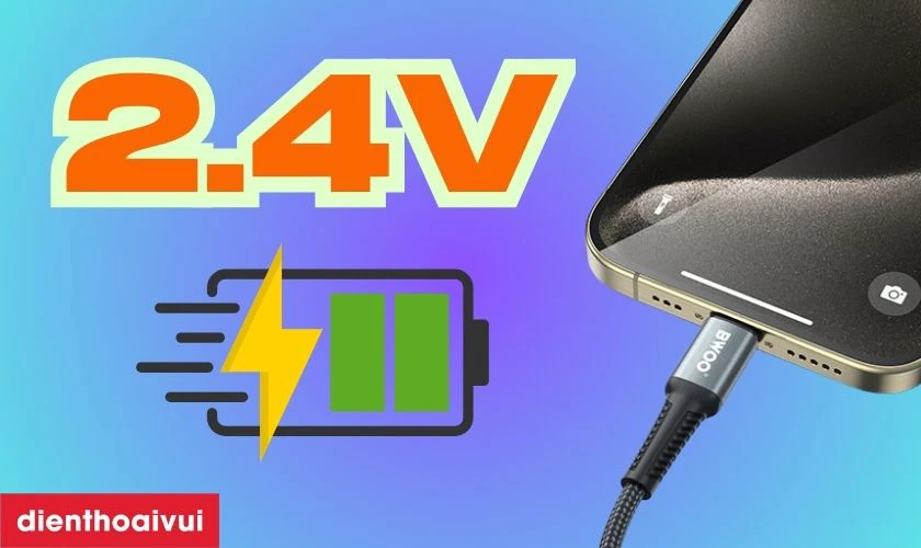 Điểm nổi bật của cáp sạc nhanh BWOO Micro X288V dài 1M