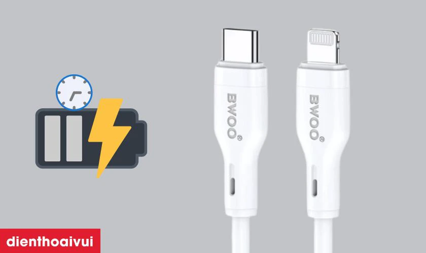 Hỗ trợ sạc nhanh 27W mạnh mẽ