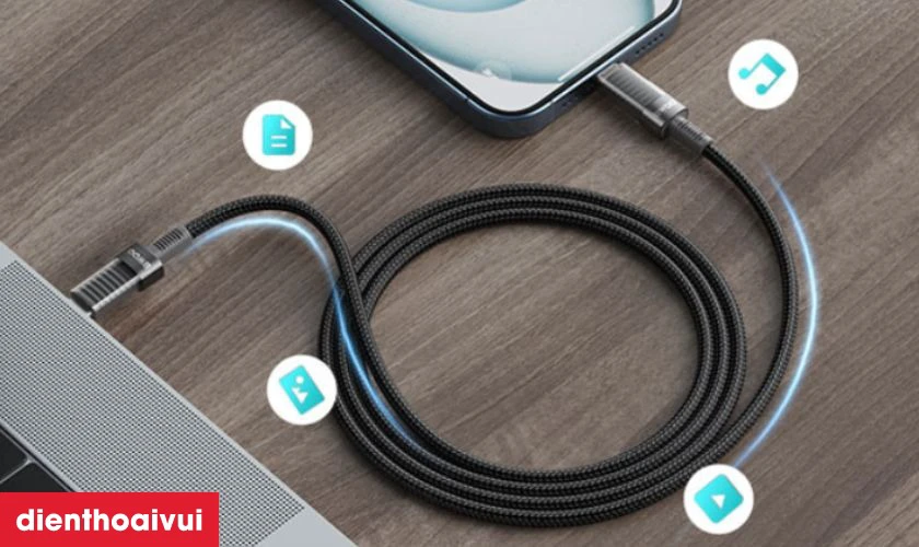 Hướng dẫn chọn v&agrave; sử dụng c&aacute;p sạc nhanh BWOO Type-C to Lightning 27W X287C-L d&agrave;i 1M an to&agrave;n