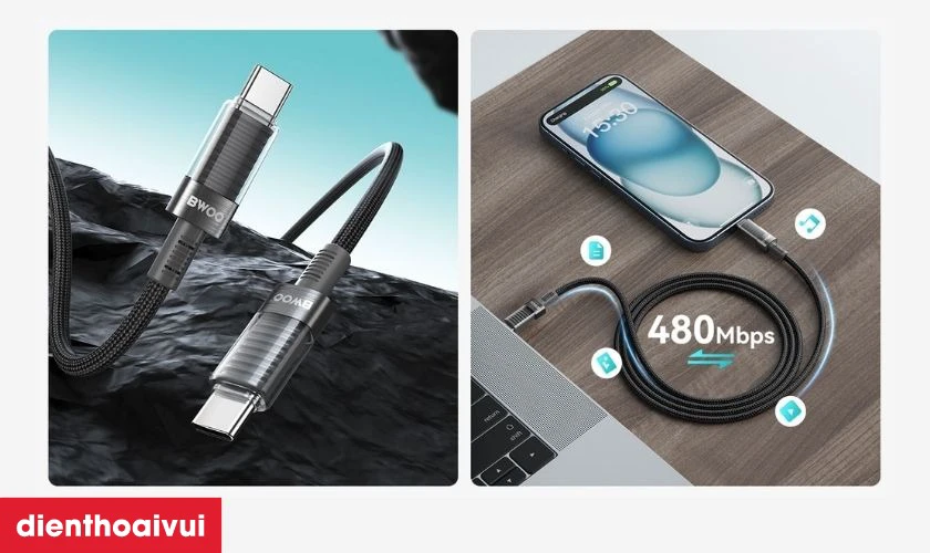 Truyền dữ liệu tốc độ cao 480Mbps