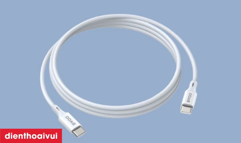 Điểm nổi bật của cáp sạc nhanh BWOO Type-C to Type-C PD 60W X282C-C dài 1M