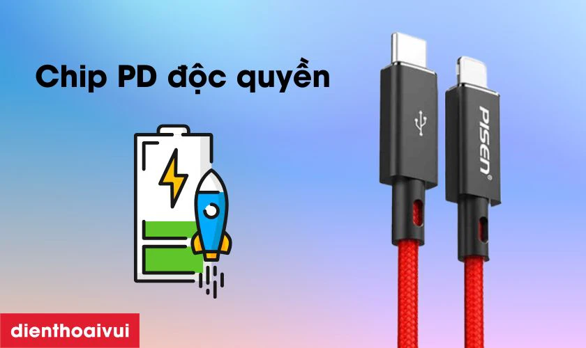 Trang bị chip độc quyền Pisen