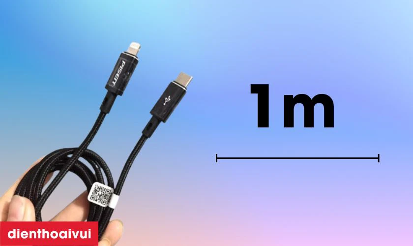Chiều dài 1m, linh hoạt trong không gian sử dụng