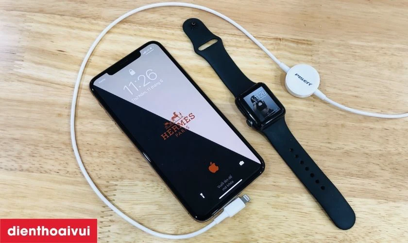 Cáp sạc Pisen iWatch 2in1 Lightning tương thích nhiều thiết bị